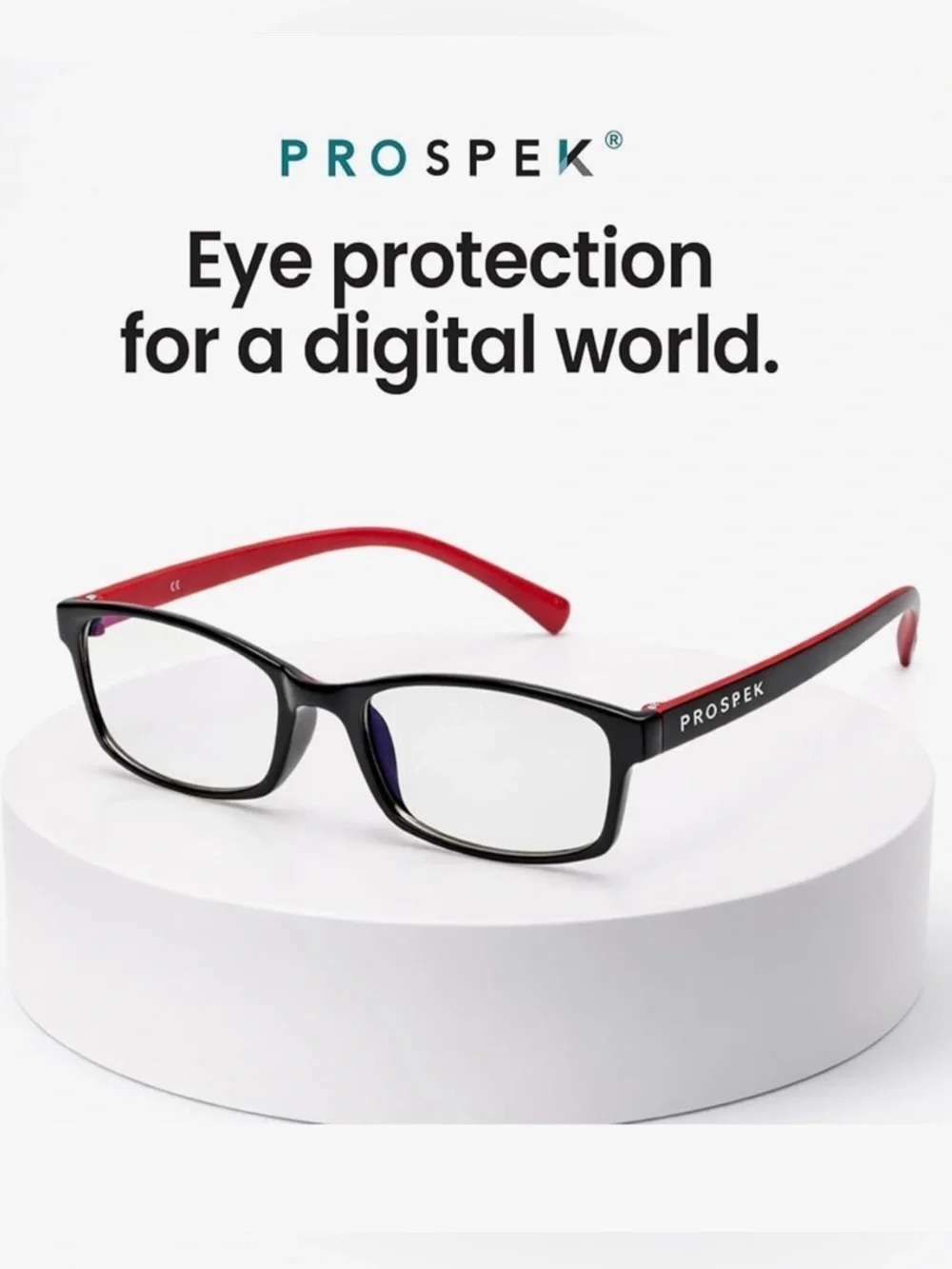 PROSPEK Blue Light Blocking Glasses Computer Glasses Red